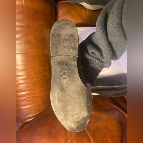 Michael Kors Leather Black Bromley Flat Boot size 5 - Picture 5 of 7